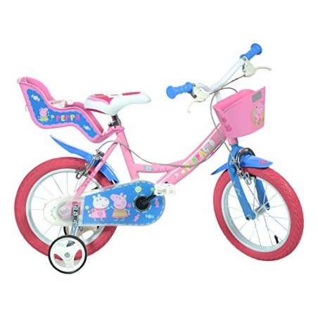 Bicicletta Peppa Pig 14 Rosa Dino Bikes 144R Pig