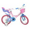 Bicicletta Peppa Pig 14 Rosa Dino Bikes 144R Pig