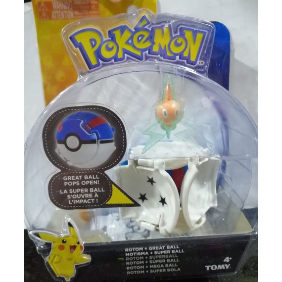Personaggio Pokemon Rotom+Great Ball T18873