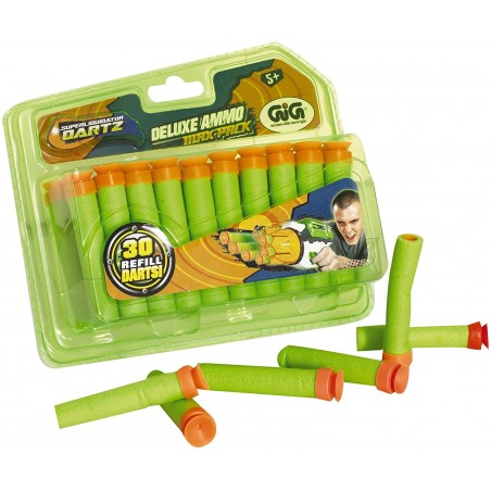 Giochi Preziosi NCR08610 Super Dartz - Cartucce 30Pz