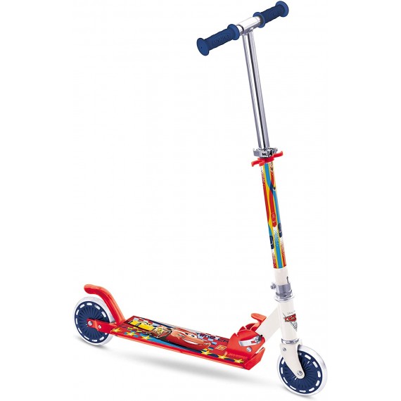 Mondo Monopattino in alluminio 2 ruote bambino Disney Cars 3 manubrio regolabile 18100