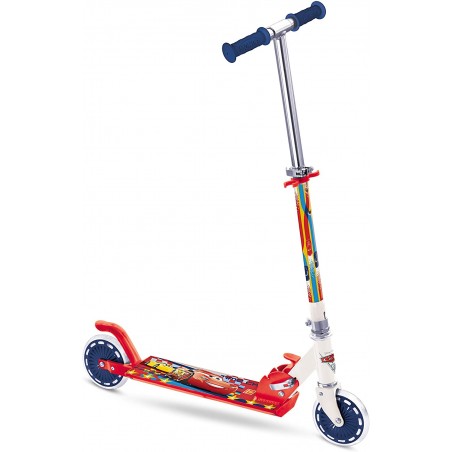 Mondo Monopattino in alluminio 2 ruote bambino Disney Cars 3 manubrio regolabile 18100
