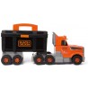Smoby- Black+Decker Bricolo Camion con Cassetta Attrezzi, Colore, 7600360175